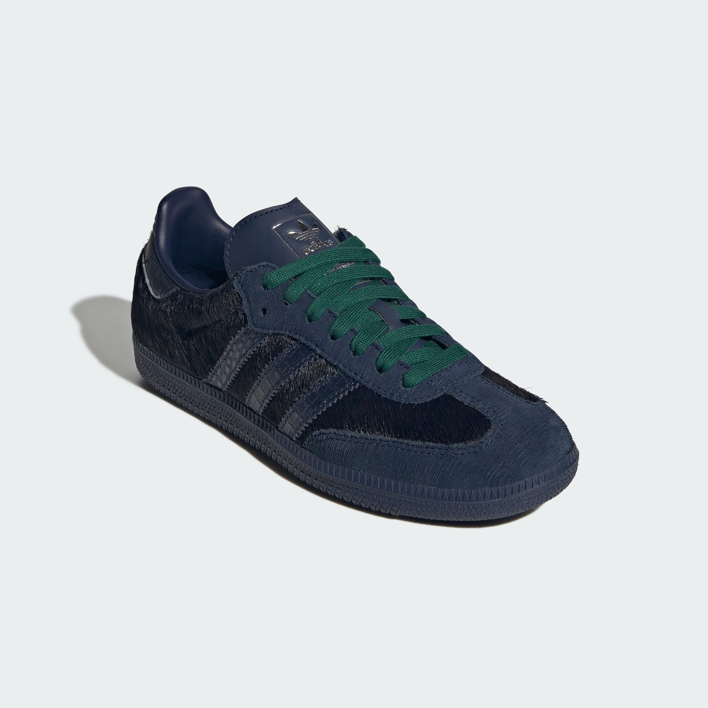 adidas SAMBA OG SHOES - Night Indigo / Night Indigo / Collegiate Green - View 5
