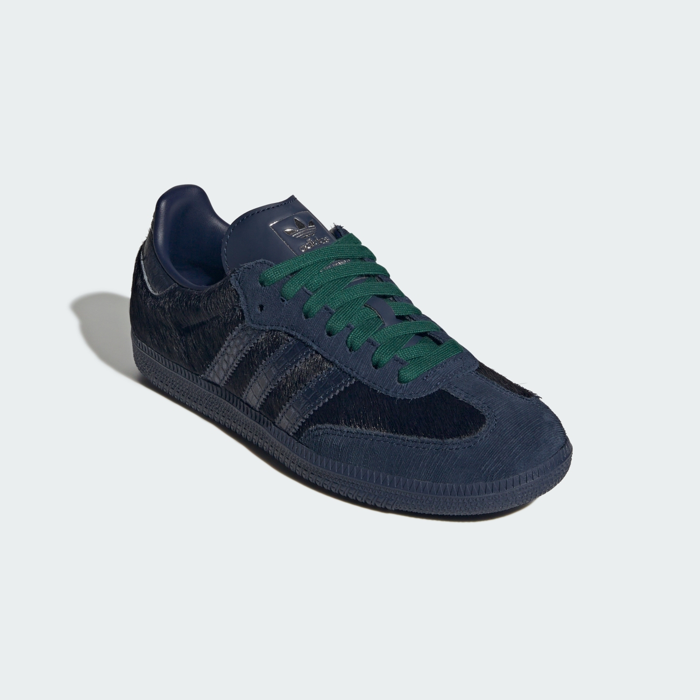 adidas SAMBA OG SHOES - Night Indigo / Night Indigo / Collegiate Green - View 5