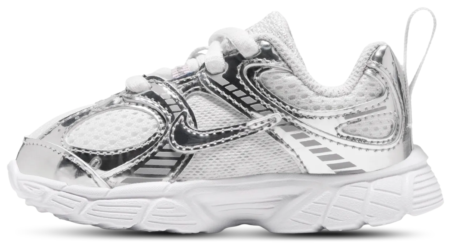 Nike V5 RNR Shine 童款 - White/Grey/Silver - Image 2