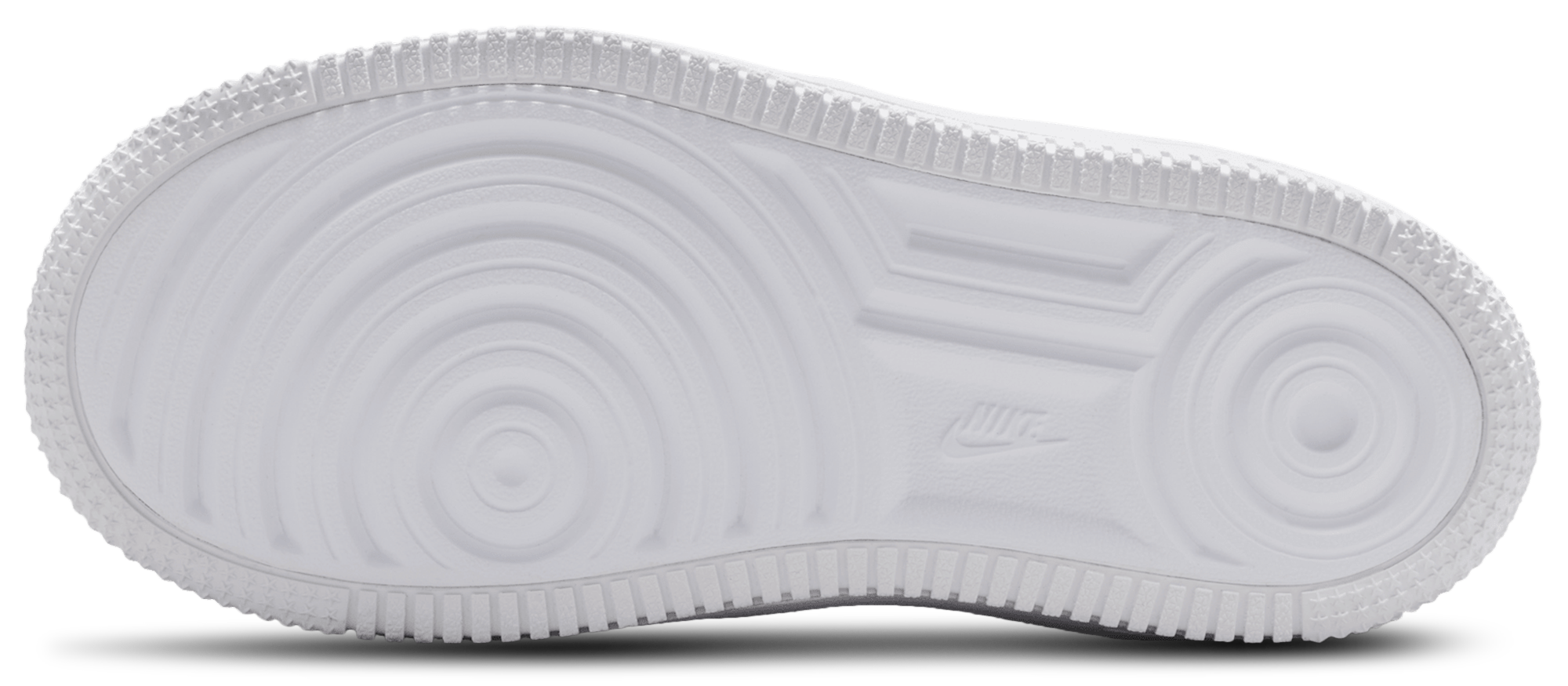 Nike Air Force 1 Low Lace 童款 - White/Black - Image 5