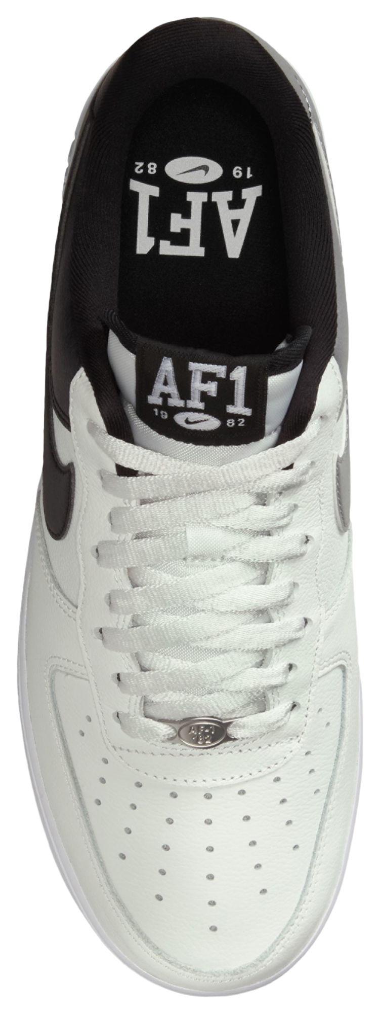 Nike Air Force 1 '07 LV8 - Summit White/Black/Metallic Silver - Image 3