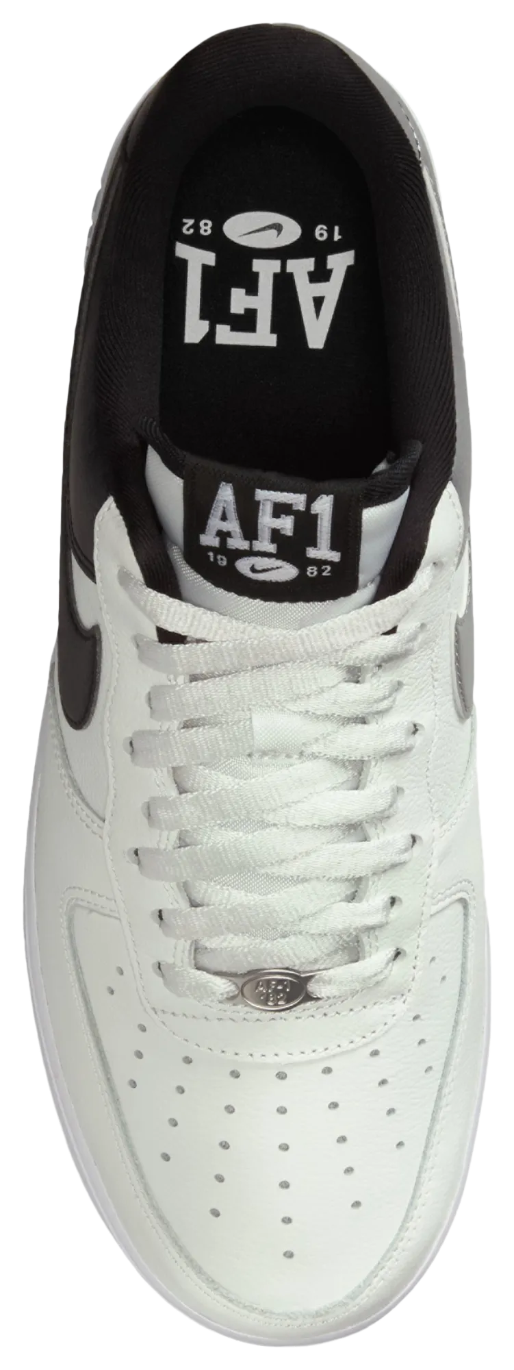 Nike Air Force 1 '07 LV8 - Summit White/Black/Metallic Silver - Image 3