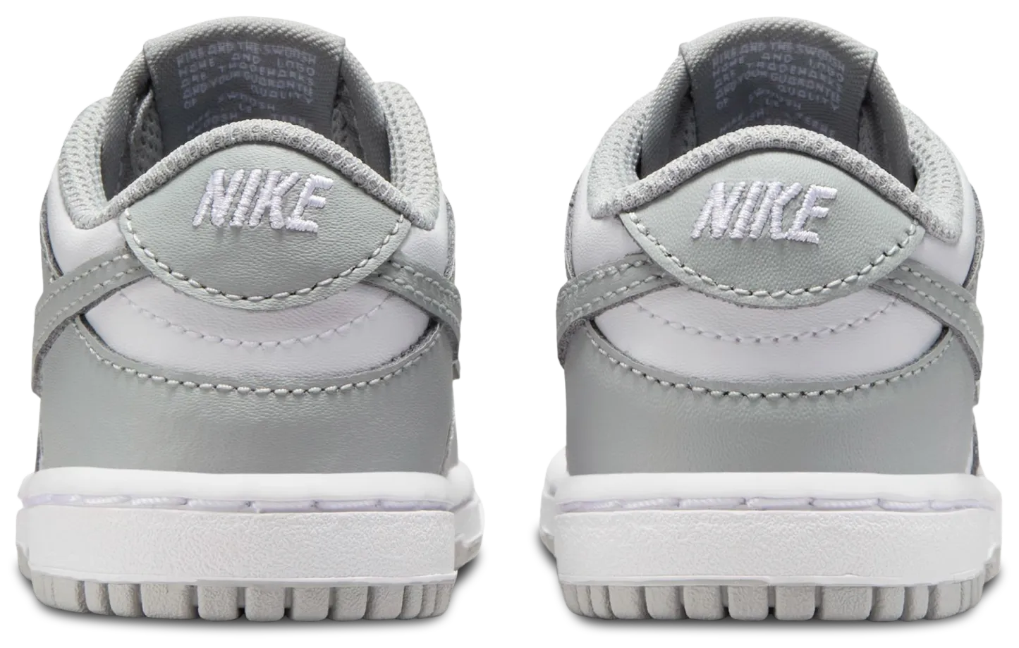 Nike Dunk Low 童款 - White/Light Smoke Grey/White - Image 3