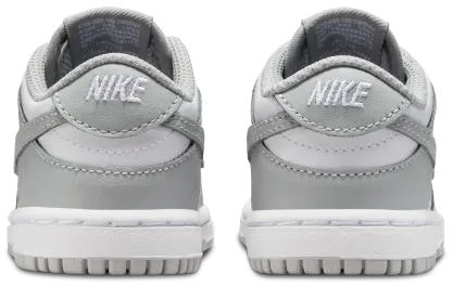 Nike Dunk Low 童款 - White/Light Smoke Grey/White - Image 3