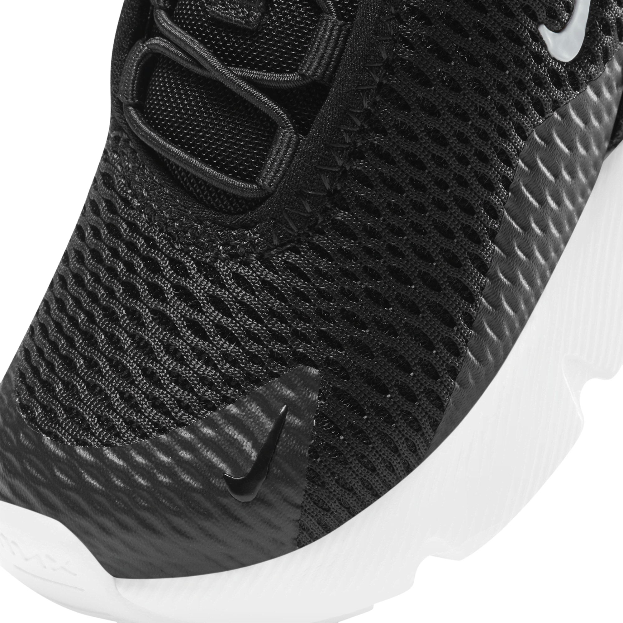 Nike Air Max 270 童款 - White/Black - Image 7
