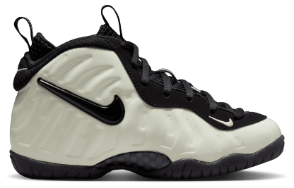 Nike Little Posite Pro 童款 - White/Black/Summit White - Image 1