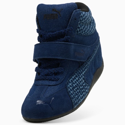 Speedcat Wedge Women's Sneakers - PUMA Black-Snow Mountain Blue - 6