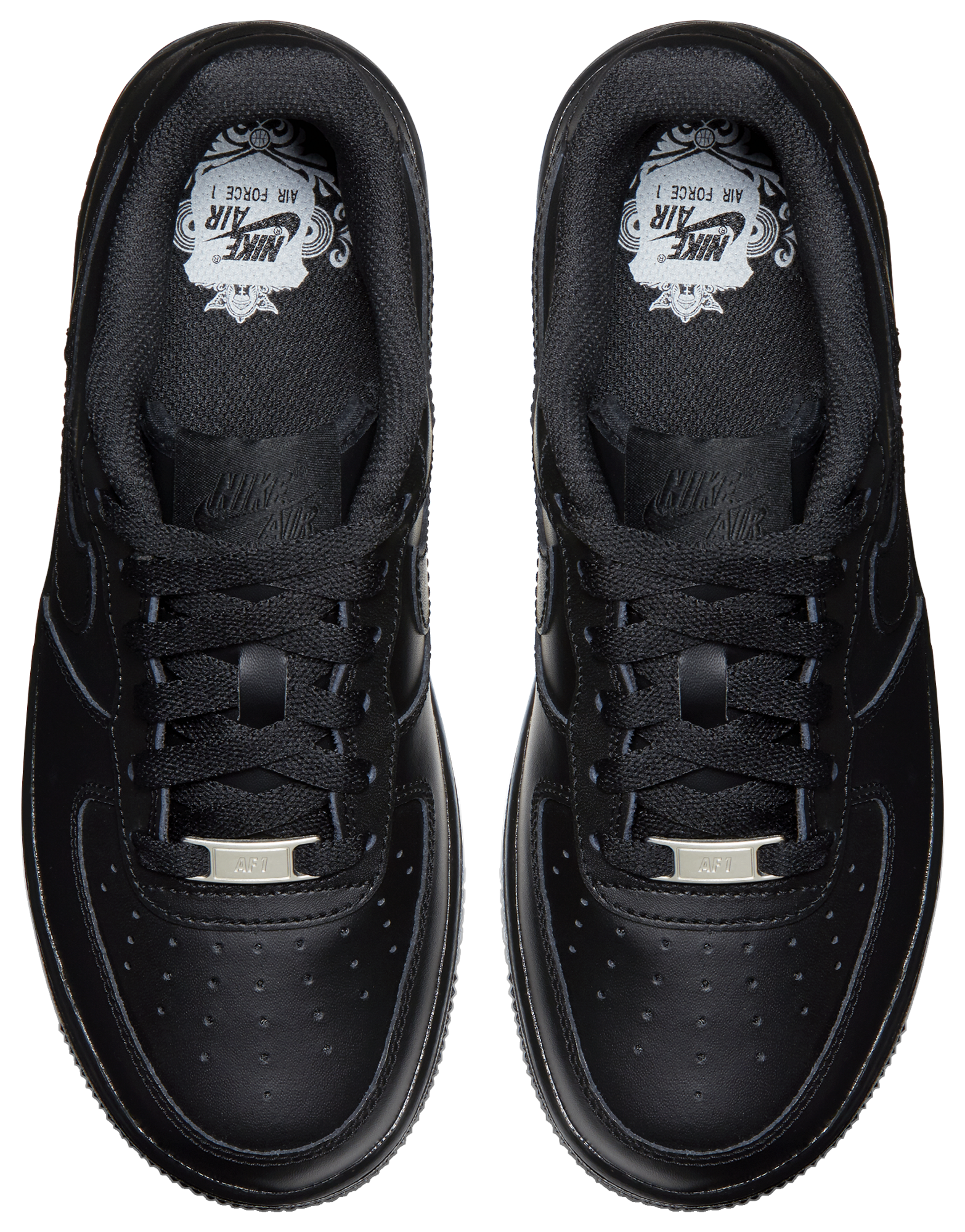 Nike Air Force 1 Low 童款 - Black/Black - Image 4