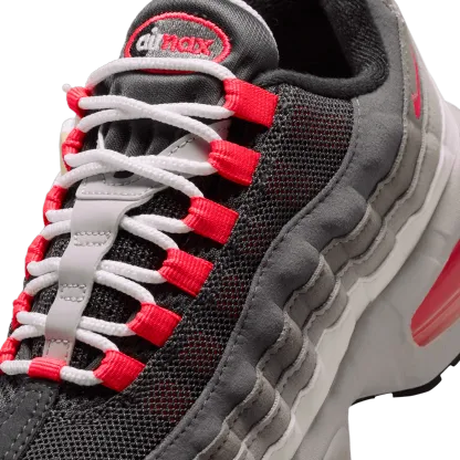Nike Air Max 95 童款 - Anthracite/Solar Red - Image 7