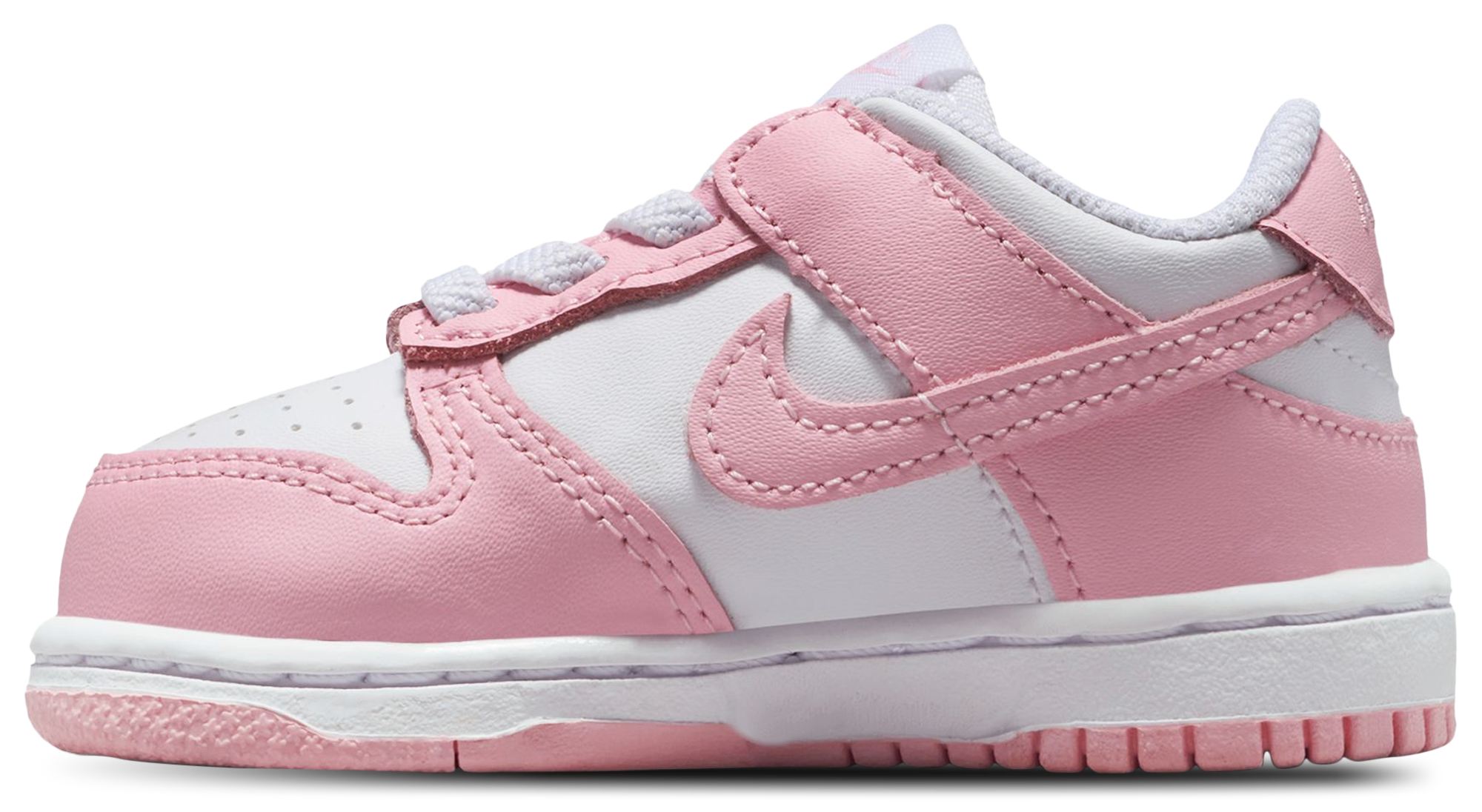 Nike Dunk Low 童款 - Soft Pink/White - Image 2