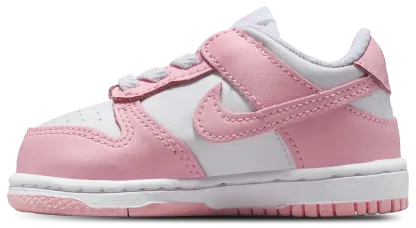 Nike Dunk Low 童款 - Soft Pink/White - Image 2