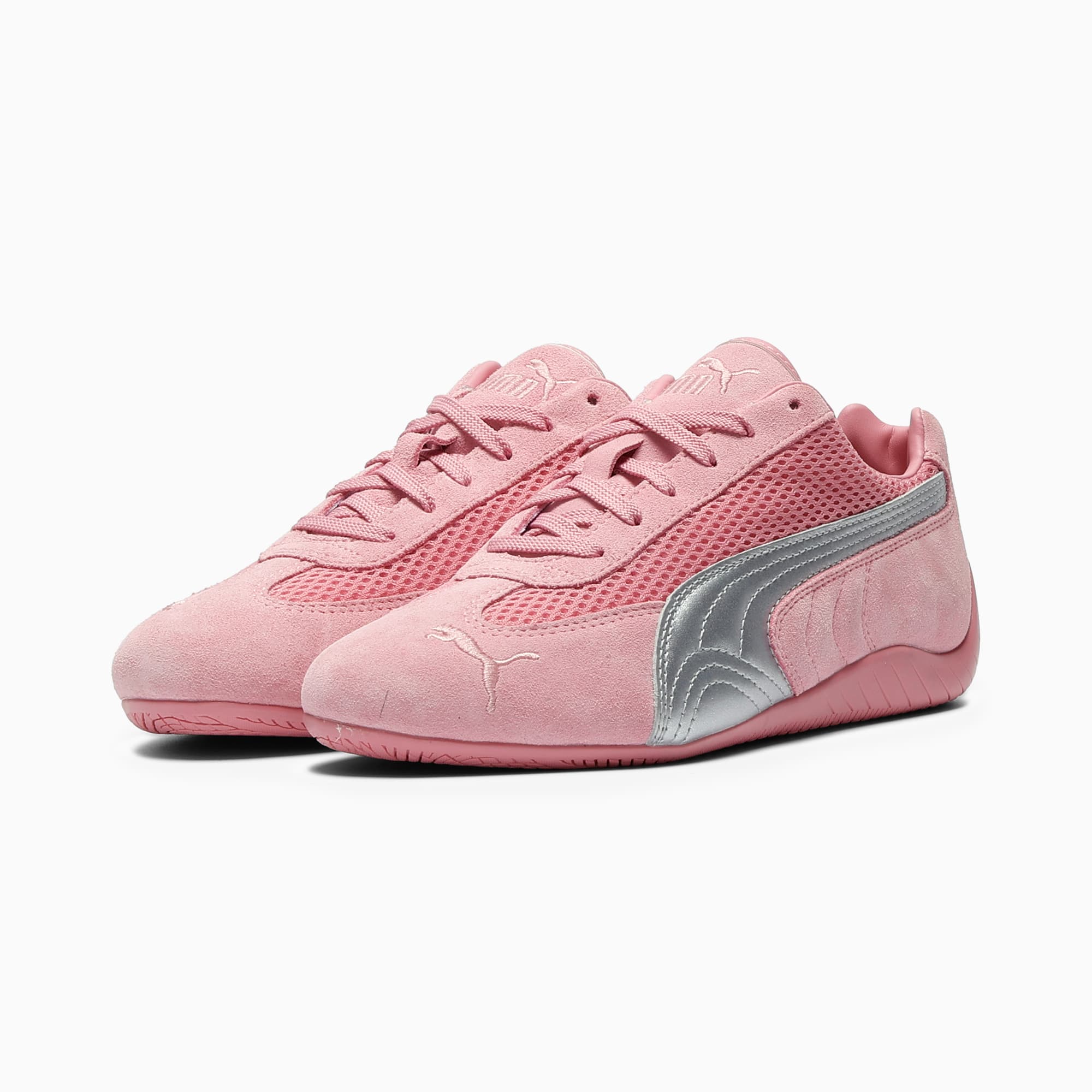 Speedcat Premium Women's Sneakers - Poised Pink-Matte Silver - 2