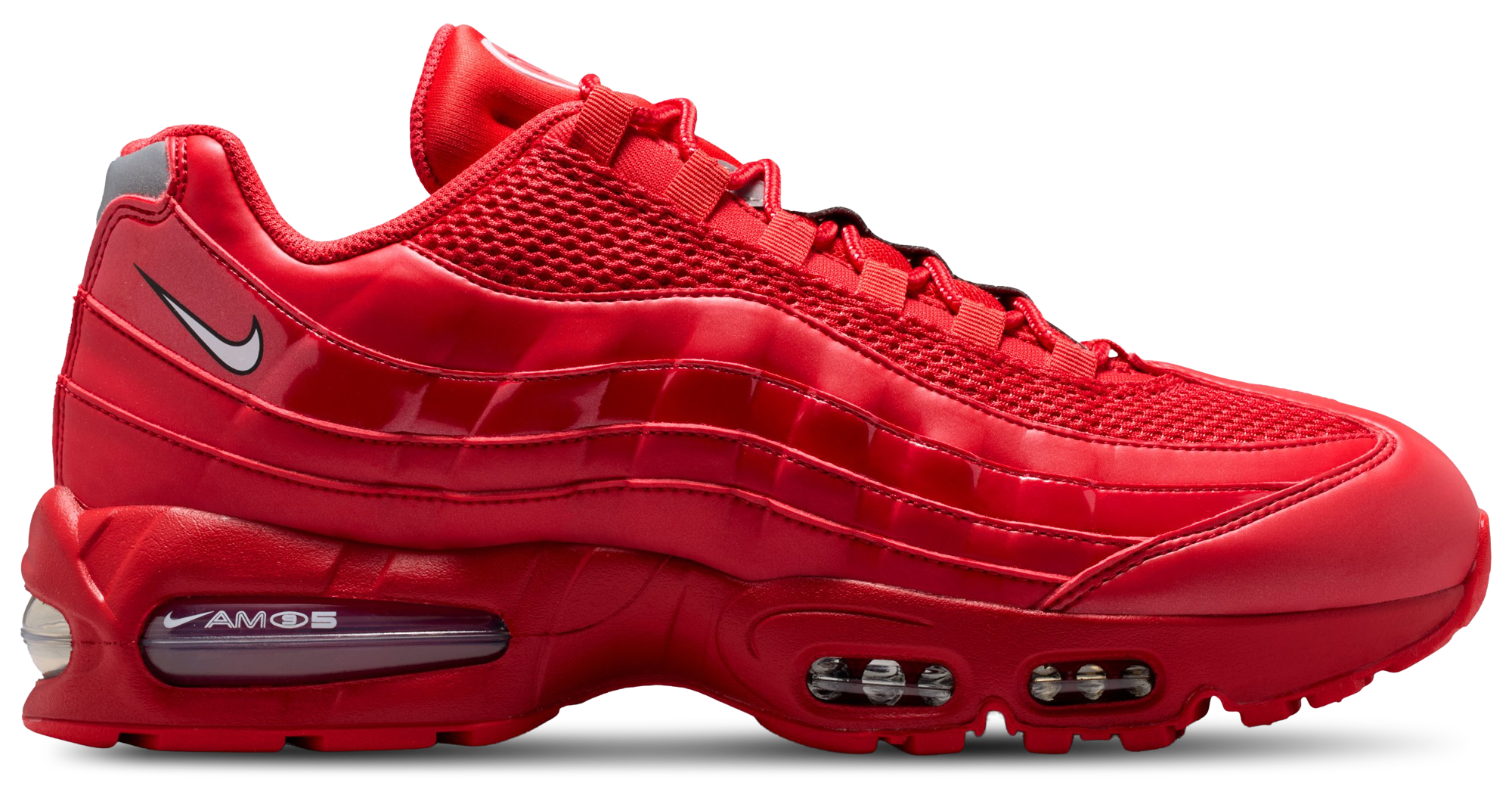 Nike Air Max 95 Big Bubble - Black/White/University Red - Image 1