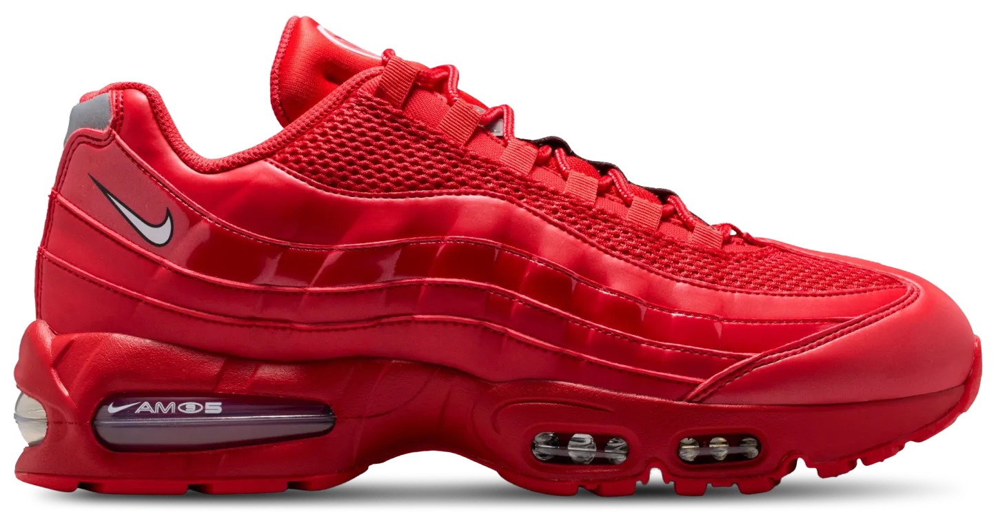 Nike Air Max 95 Big Bubble - Black/White/University Red - Image 1