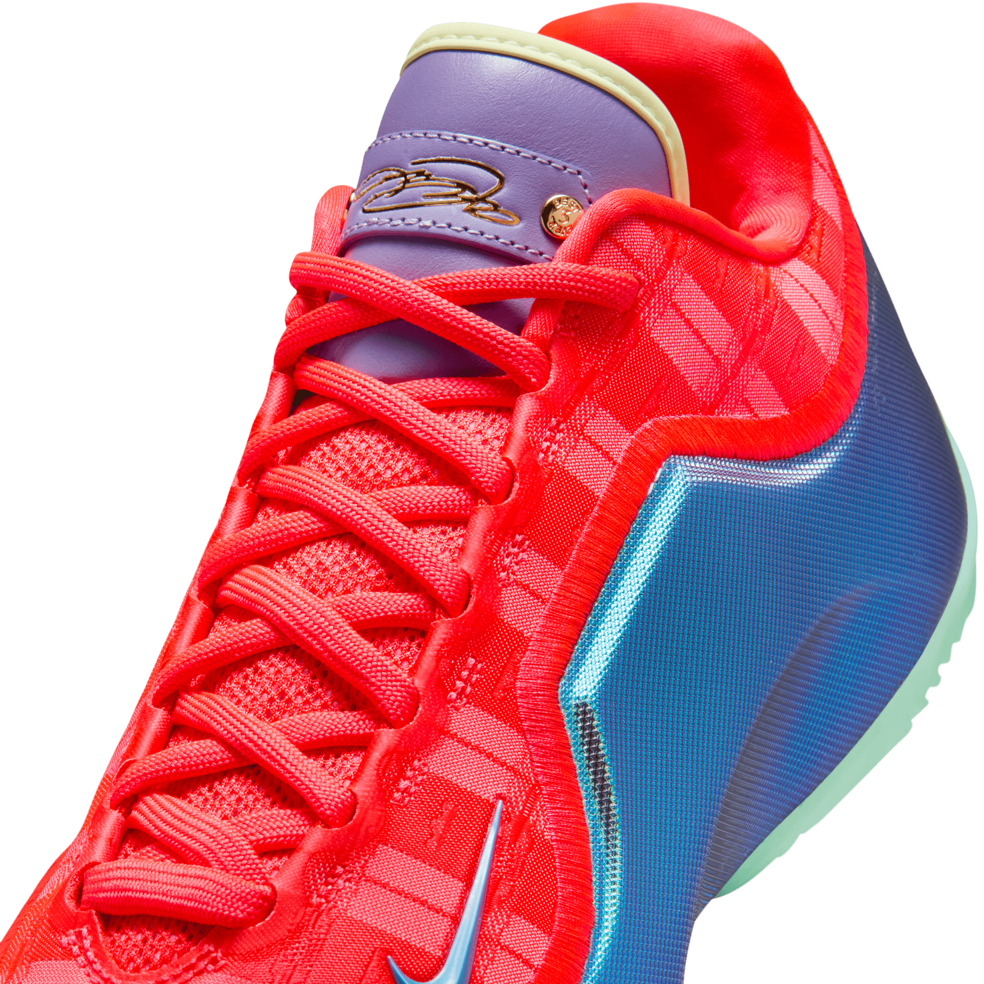 Nike Lebron XXIII Xmas - Bright Crimson/Dusty Amethyst/Multi - Image 7