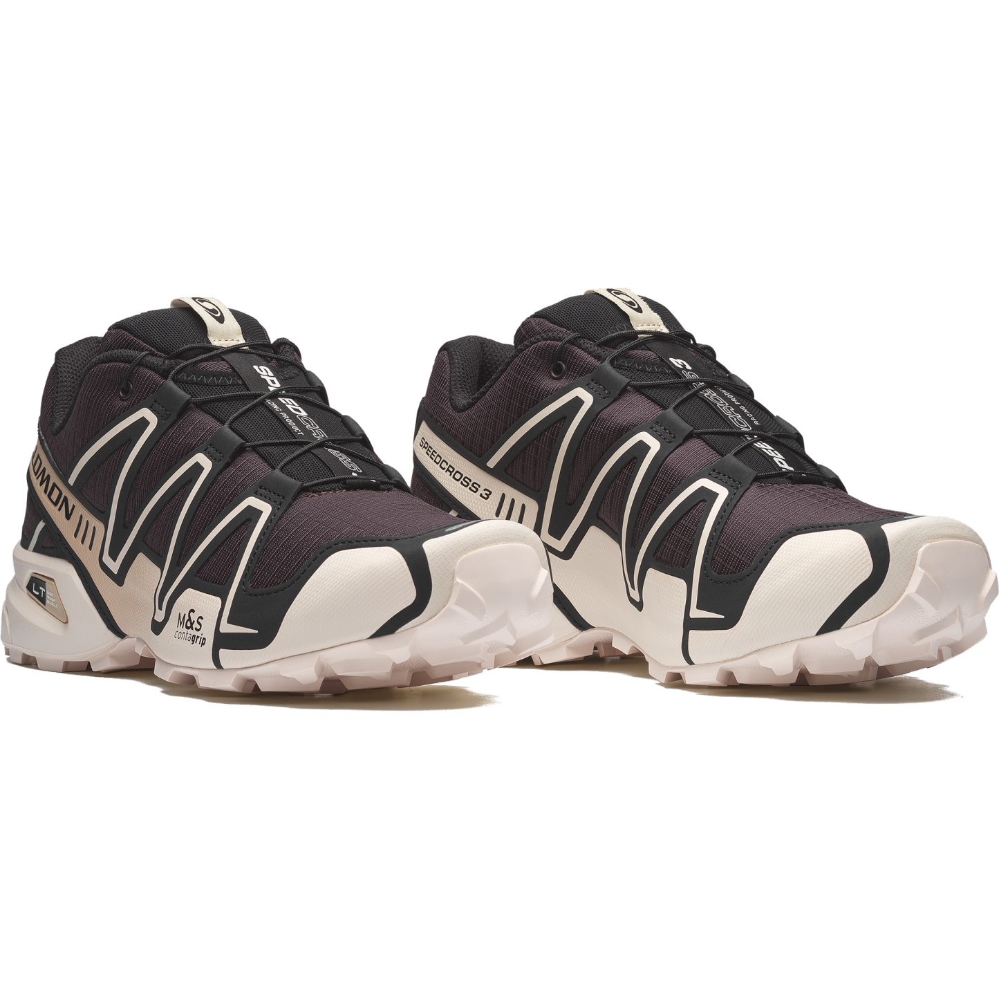 Salomon SPEEDCROSS 3 - Black Coffee / Vanilla Ice / Bog - View 3