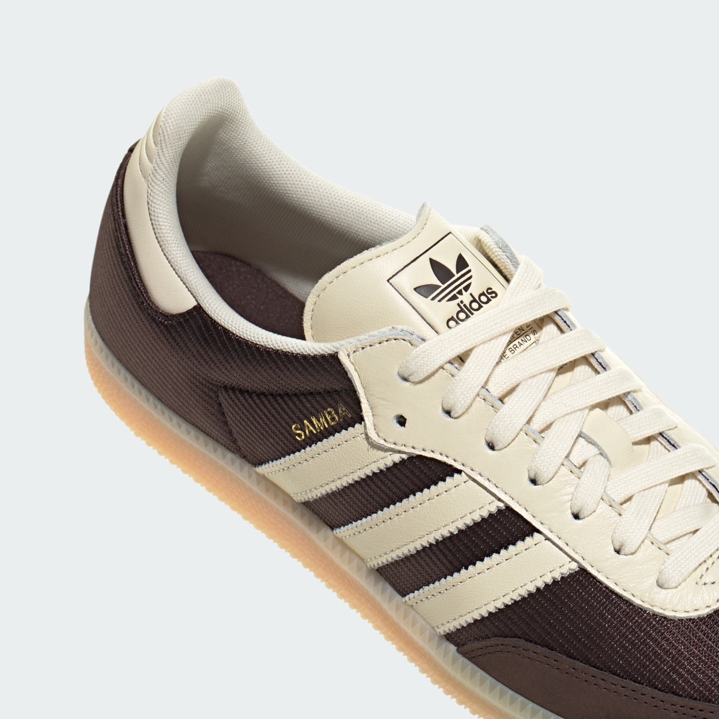 adidas SAMBA OG SHOES - Aurora Coffee / Cream White / Sand Strata - View 9