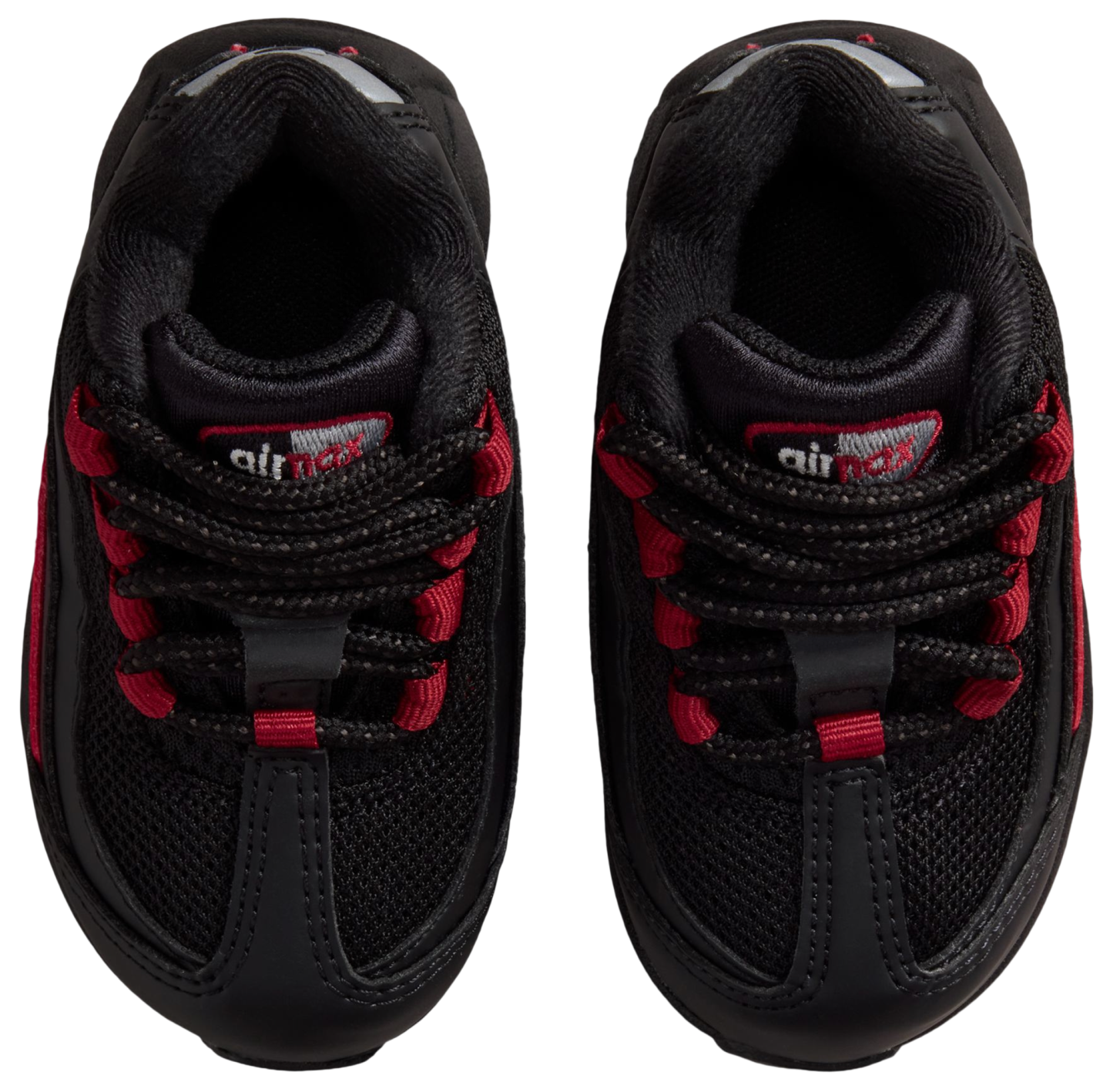 Nike Air Max 95 Recraft 童款 - Team Crimson/Wolf Grey/Black - Image 4