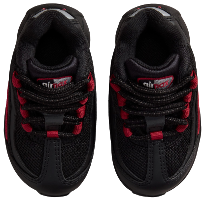 Nike Air Max 95 Recraft 童款 - Team Crimson/Wolf Grey/Black - Image 4
