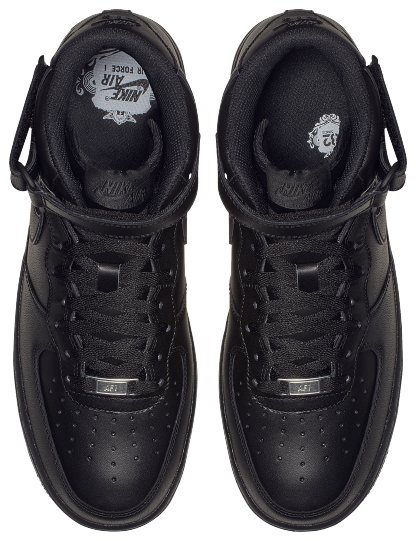 Nike Air Force 1 Mid '07 LE - Black/Black - Image 4