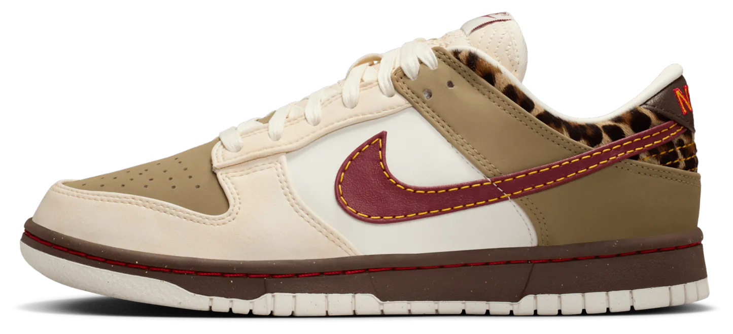 Nike Dunk Low NA29 - Baroque Brown/Khaki/Team Red - Image 2