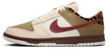 Nike Dunk Low NA29 - Baroque Brown/Khaki/Team Red - Image 2