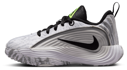 Nike Giannis Immortality 5 童款 - White/Metallic Silver/Off White - Image 2