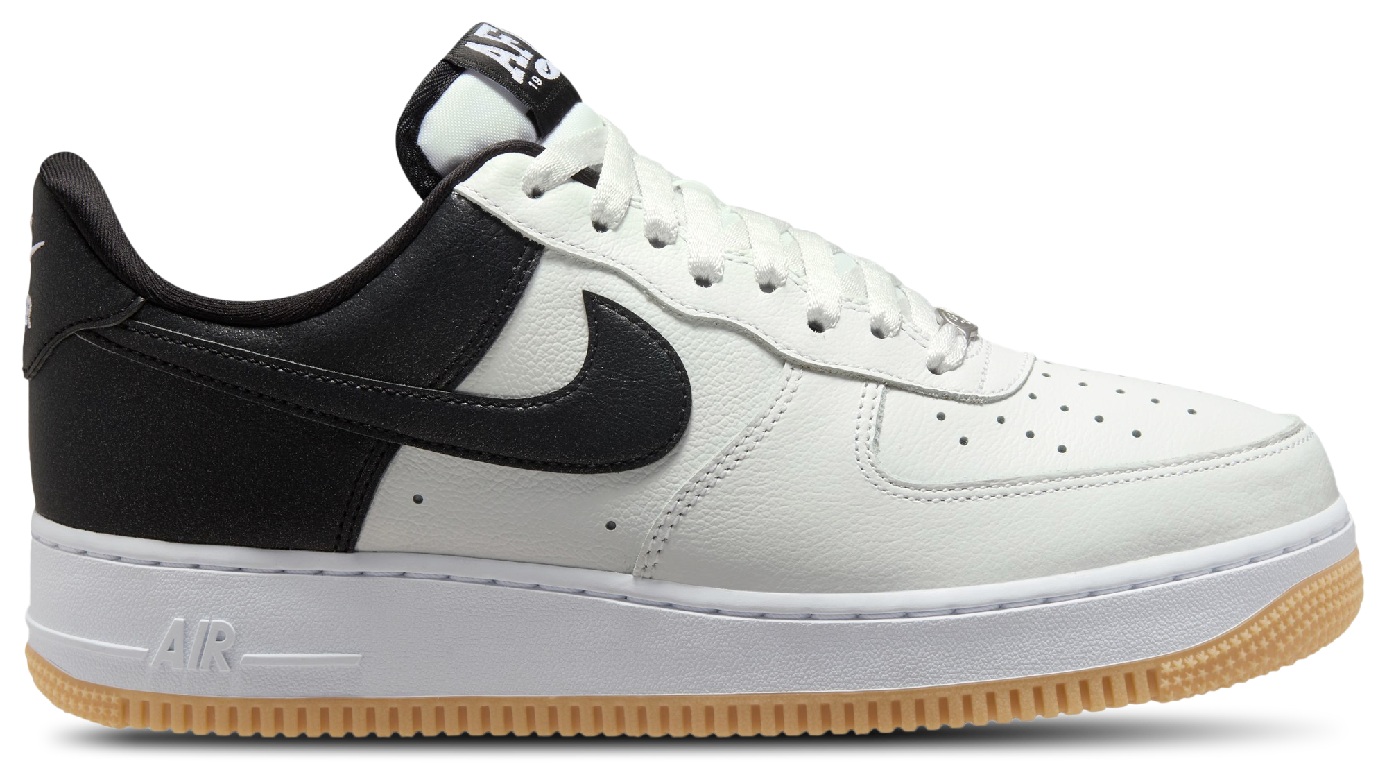 Nike Air Force 1 '07 LV8 - Men's - Summit White/Black/Metallic Silver - Image 1