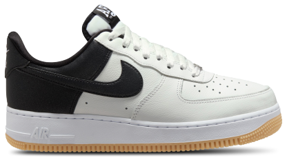 Nike Air Force 1 '07 LV8 - Men's - Summit White/Black/Metallic Silver - Image 1