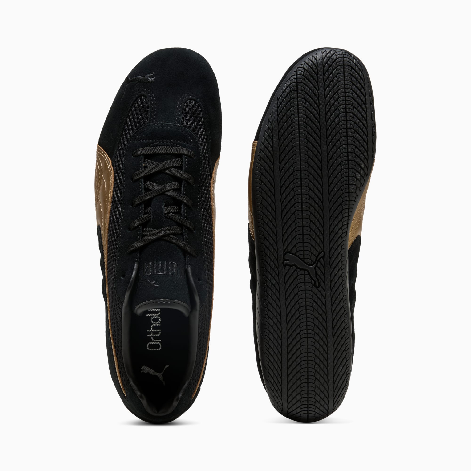 Speedcat Premium Women's Sneakers - PUMA Black-Gold - 4