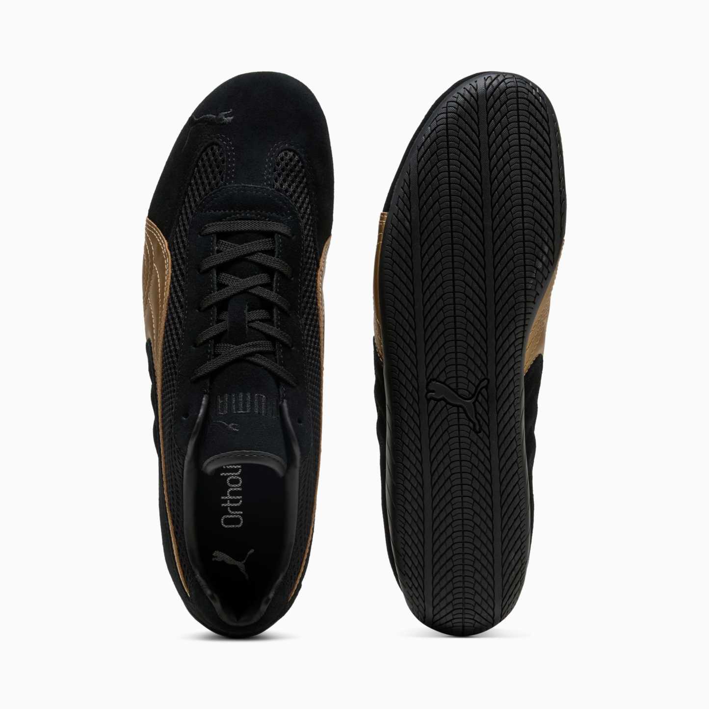 Speedcat Premium Women's Sneakers - PUMA Black-Gold - 4
