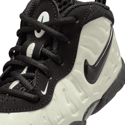 Nike Little Posite Pro - Kids - White/Black/Summit White - Image 7