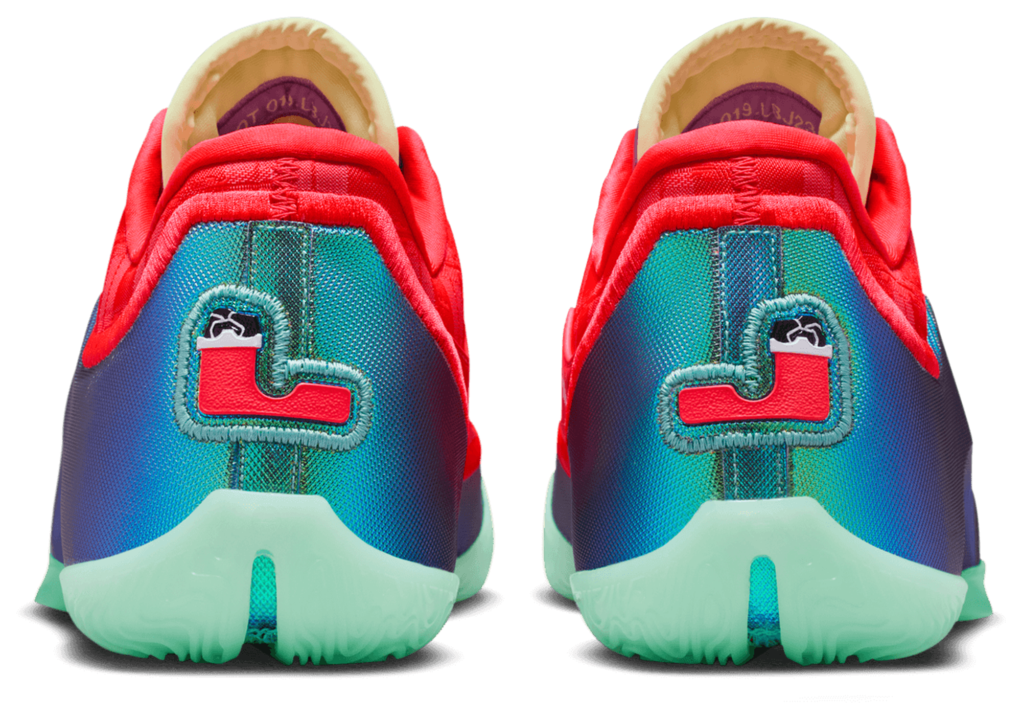 Nike Lebron XXIII Xmas - Bright Crimson/Dusty Amethyst/Multi - Image 3
