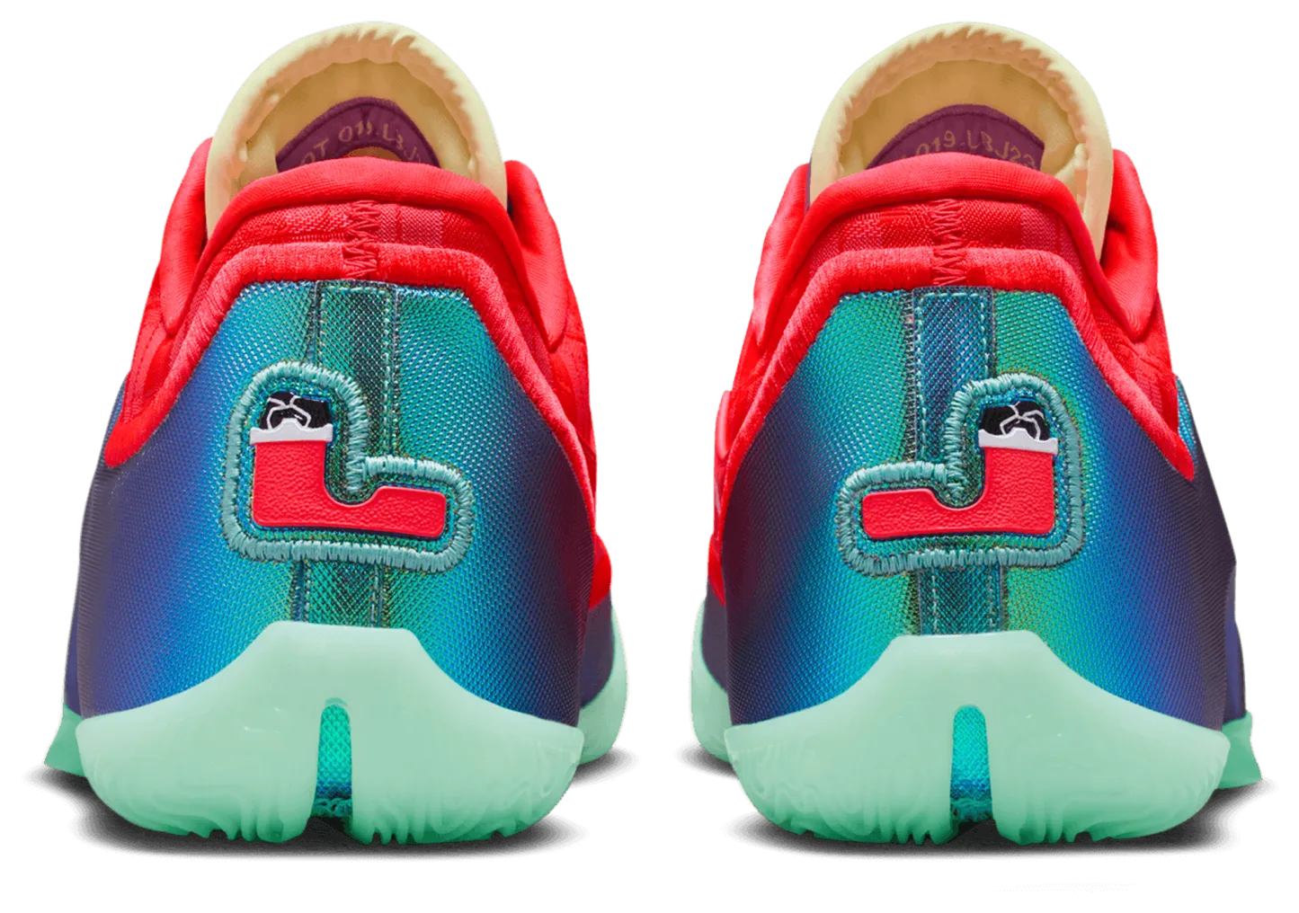 Nike Lebron XXIII Xmas - Bright Crimson/Dusty Amethyst/Multi - Image 3