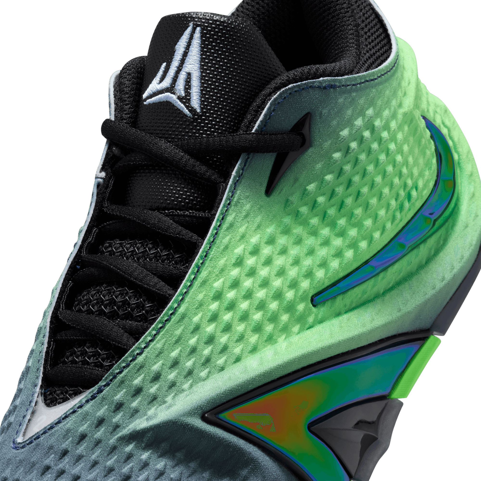 Nike JA 4 童款 - Black/Multi/Lt Lemon Twist - Image 7