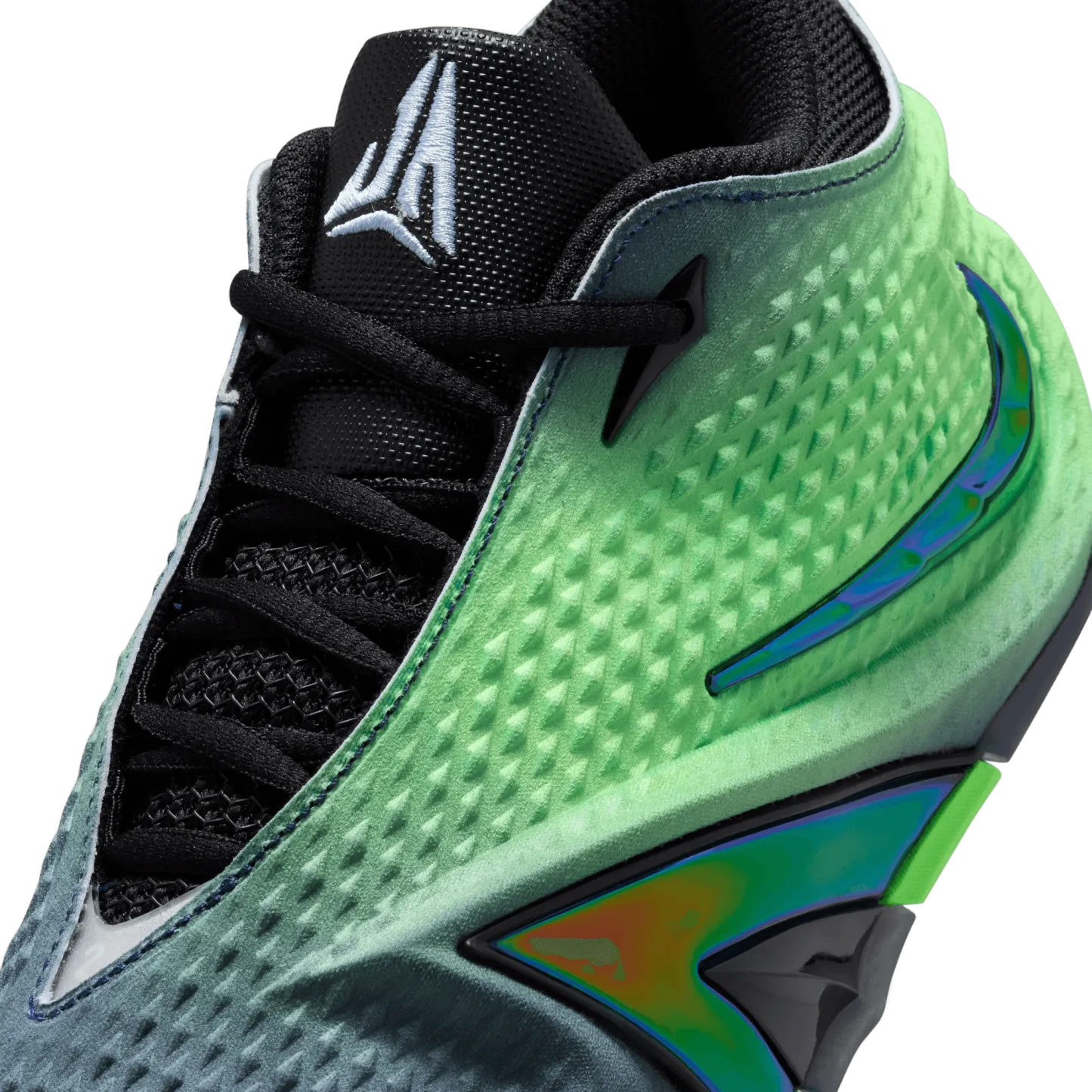 Nike JA 4 童款 - Black/Multi/Lt Lemon Twist - Image 7