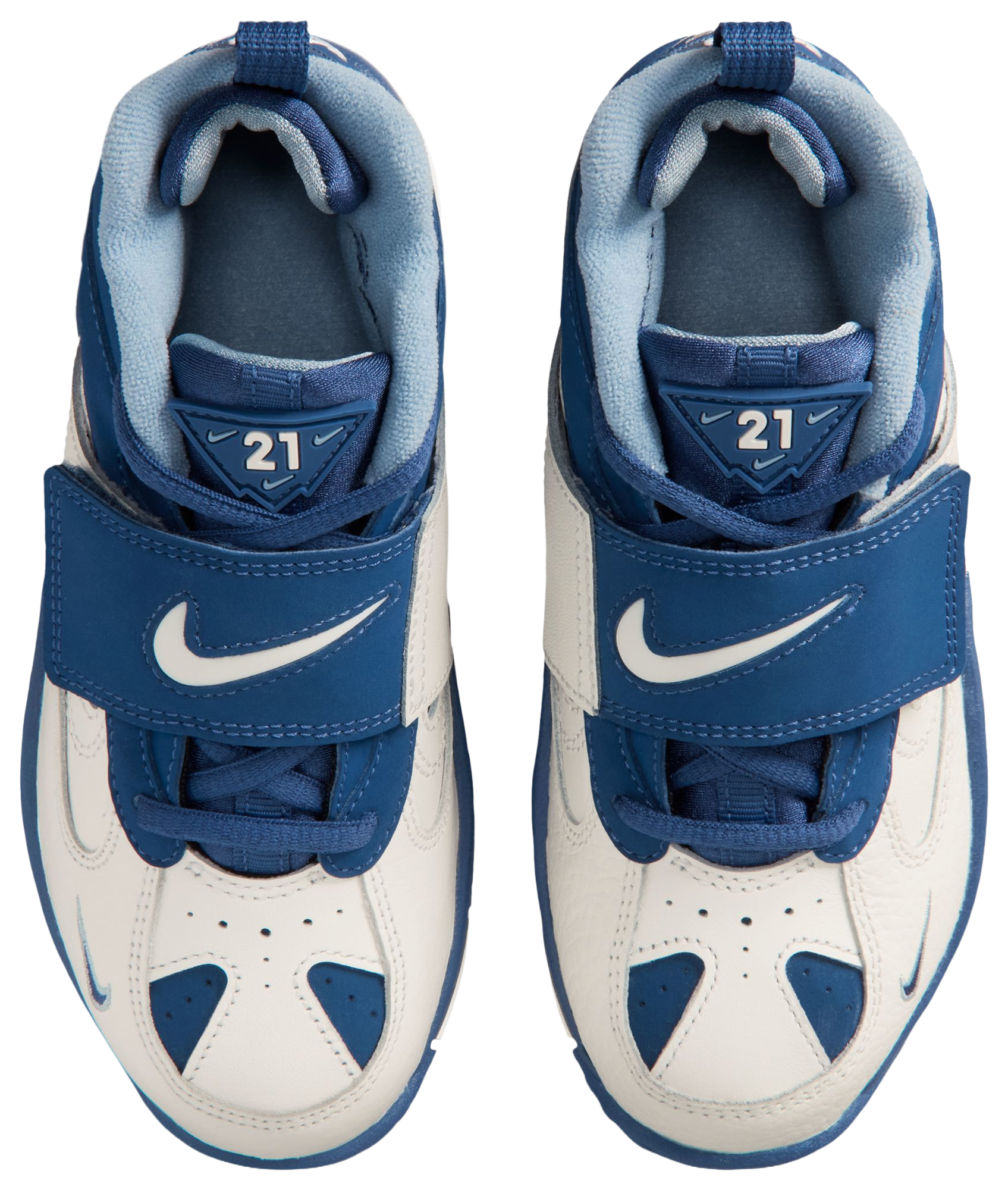 Nike Air Diamond Turf II 童款 - Sail/Mystic Navy/Blue Grey - Image 4