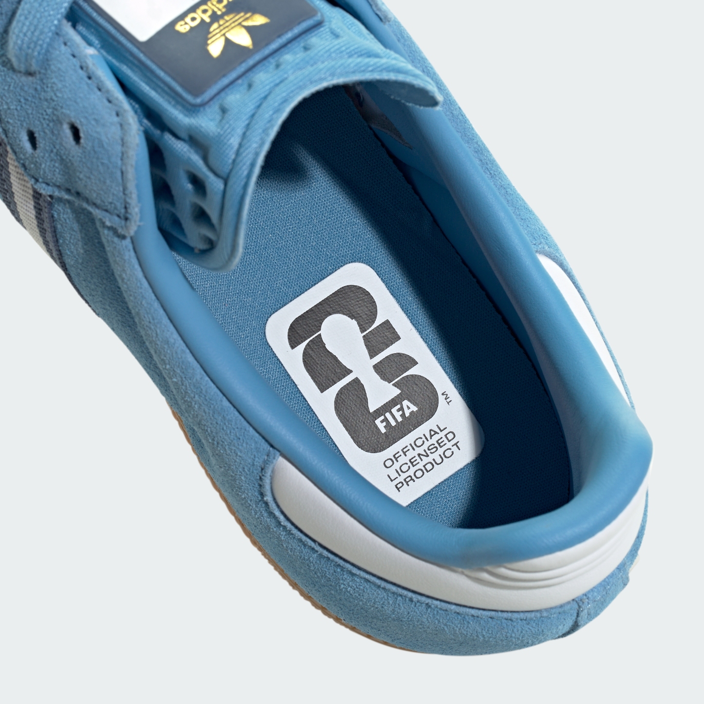 adidas Samba OG Shoes - Light Blue / Crew Blue / Cloud White - View 10