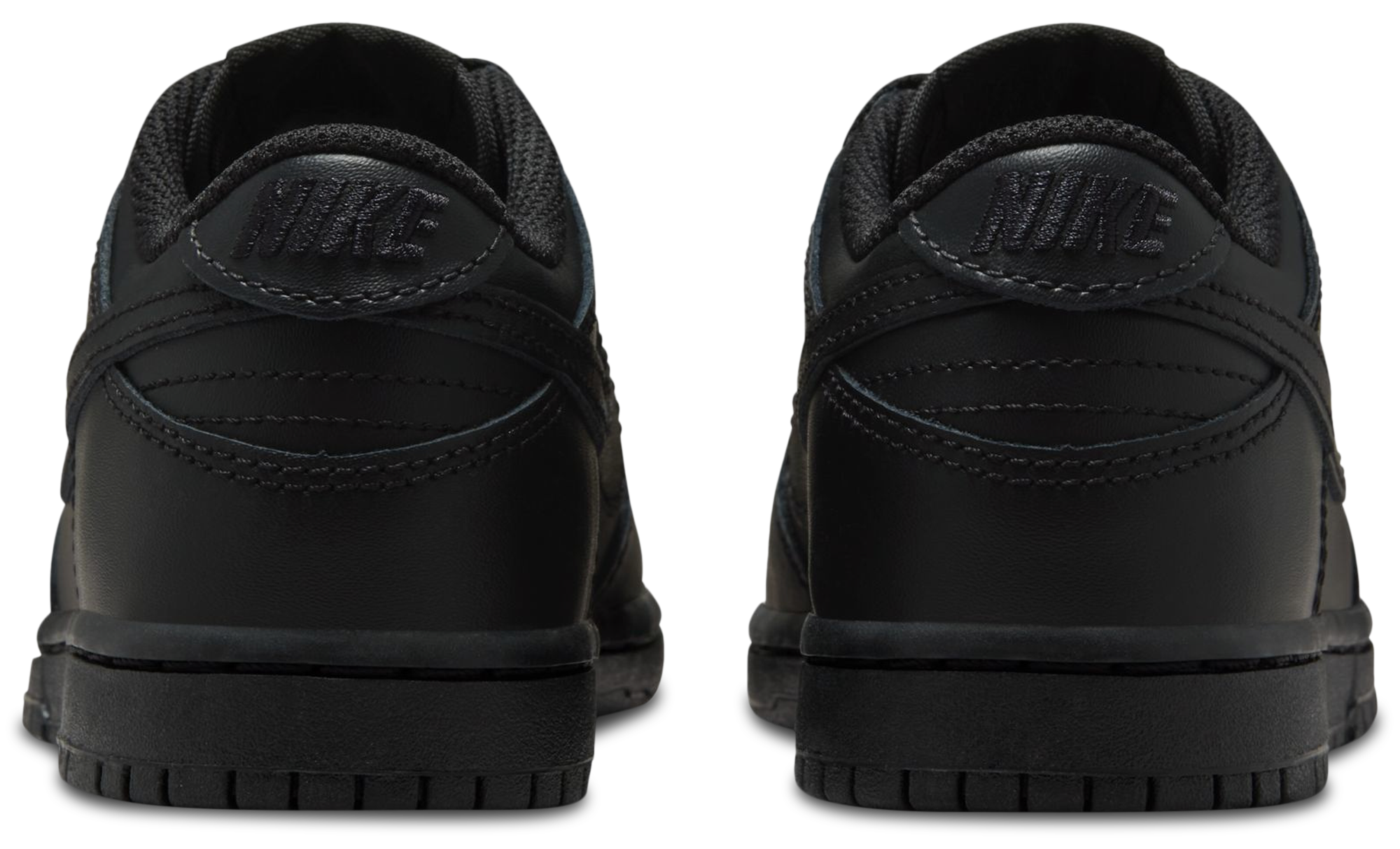 Nike Dunk Low 童款 - Black/Black - Image 3