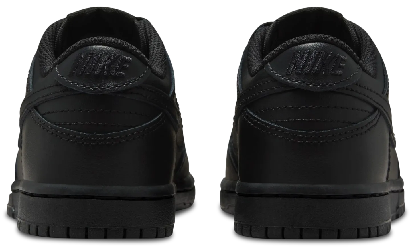 Nike Dunk Low 童款 - Black/Black - Image 3