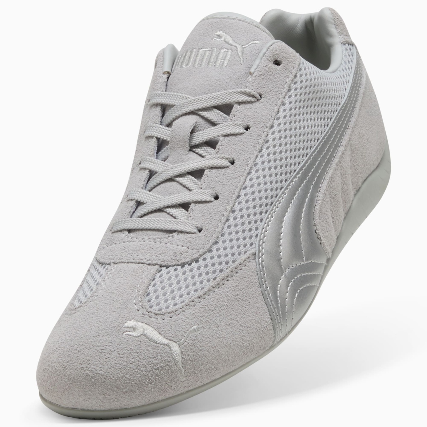 Speedcat Premium Women's Sneakers - Cool Light Gray-Matte Silver - 9