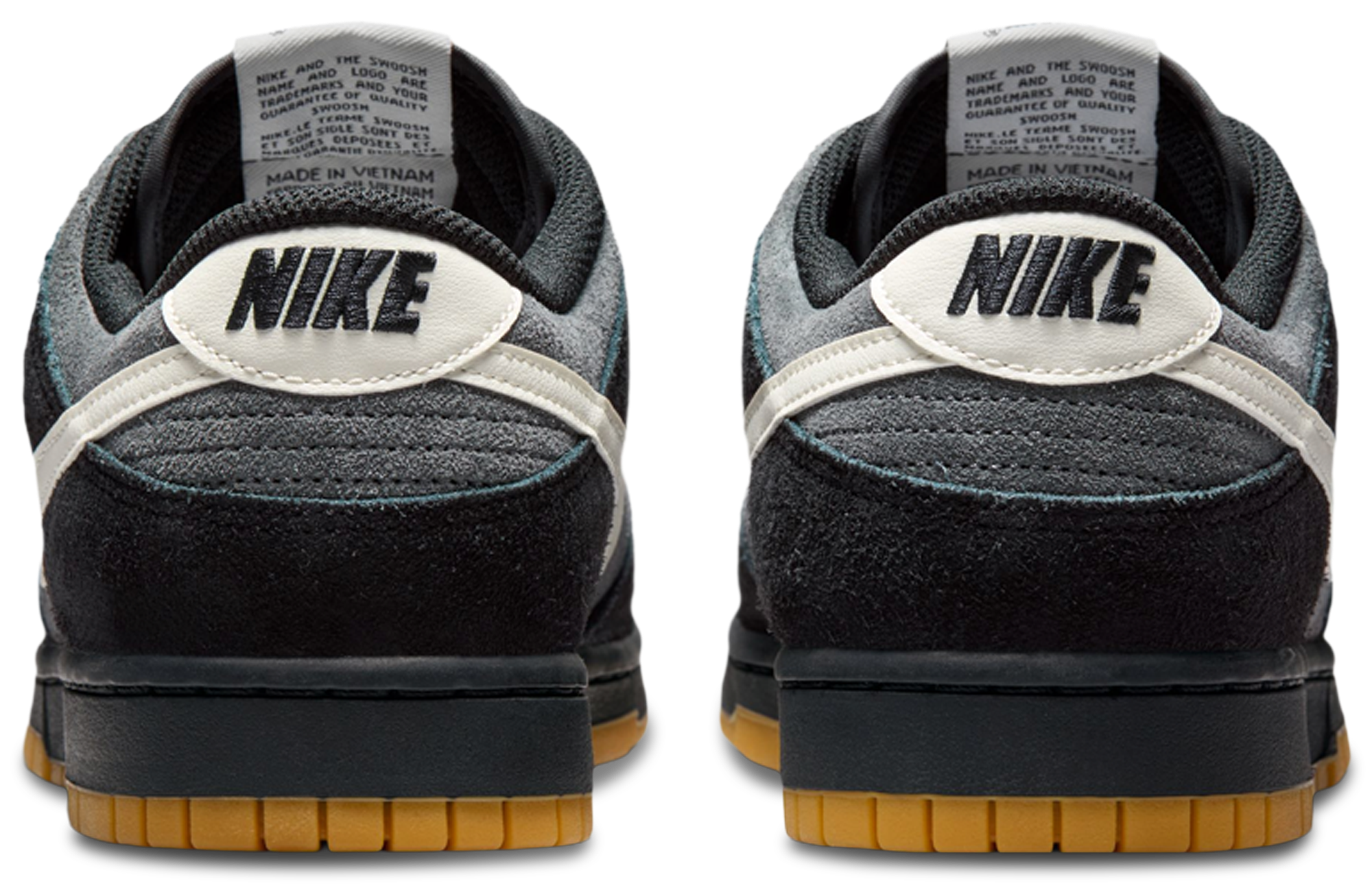 Nike Dunk Low Retro - Black/Brown/White - Image 3