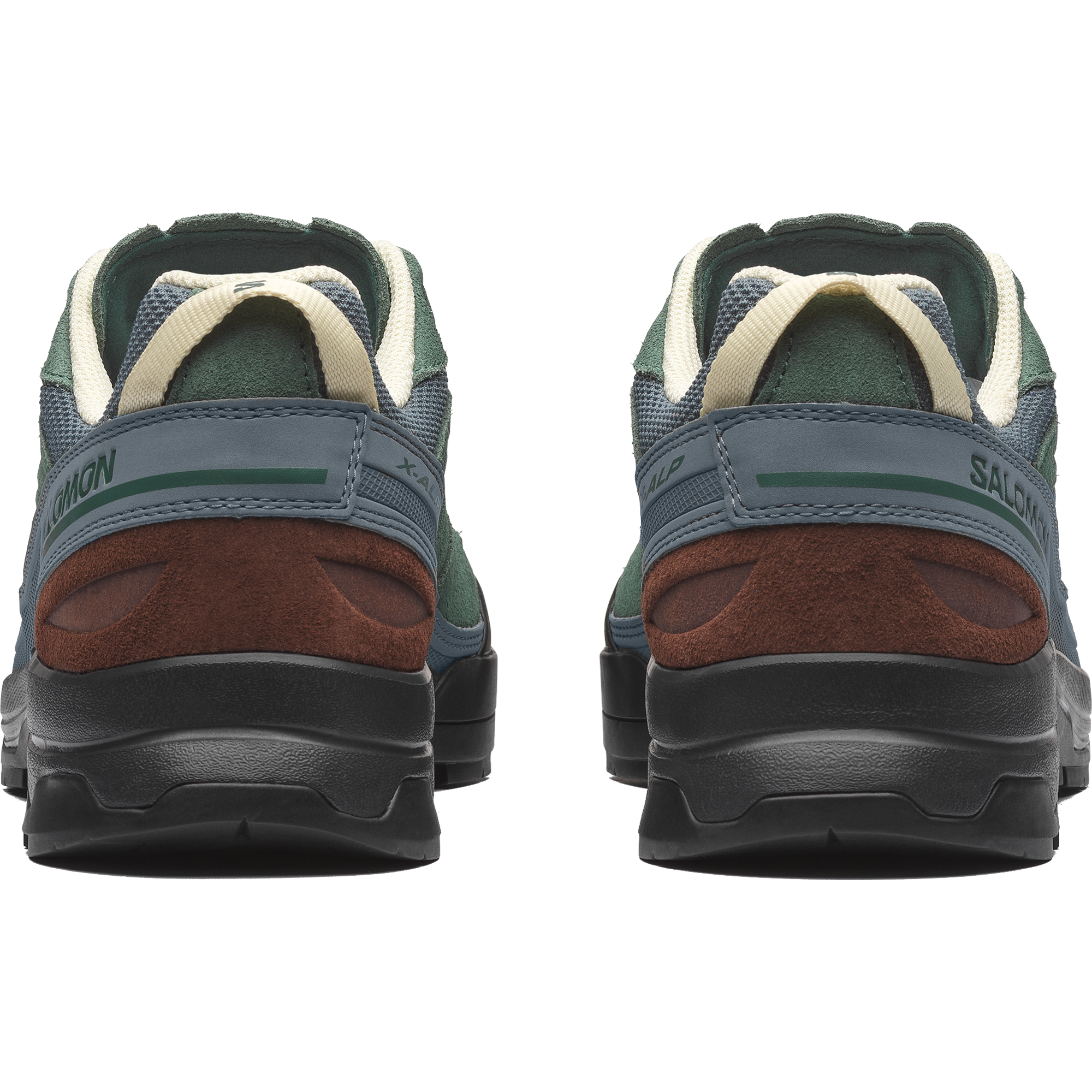 Salomon X-ALP LEATHER - Bistro Green / Stormy Weather / Black - View 4