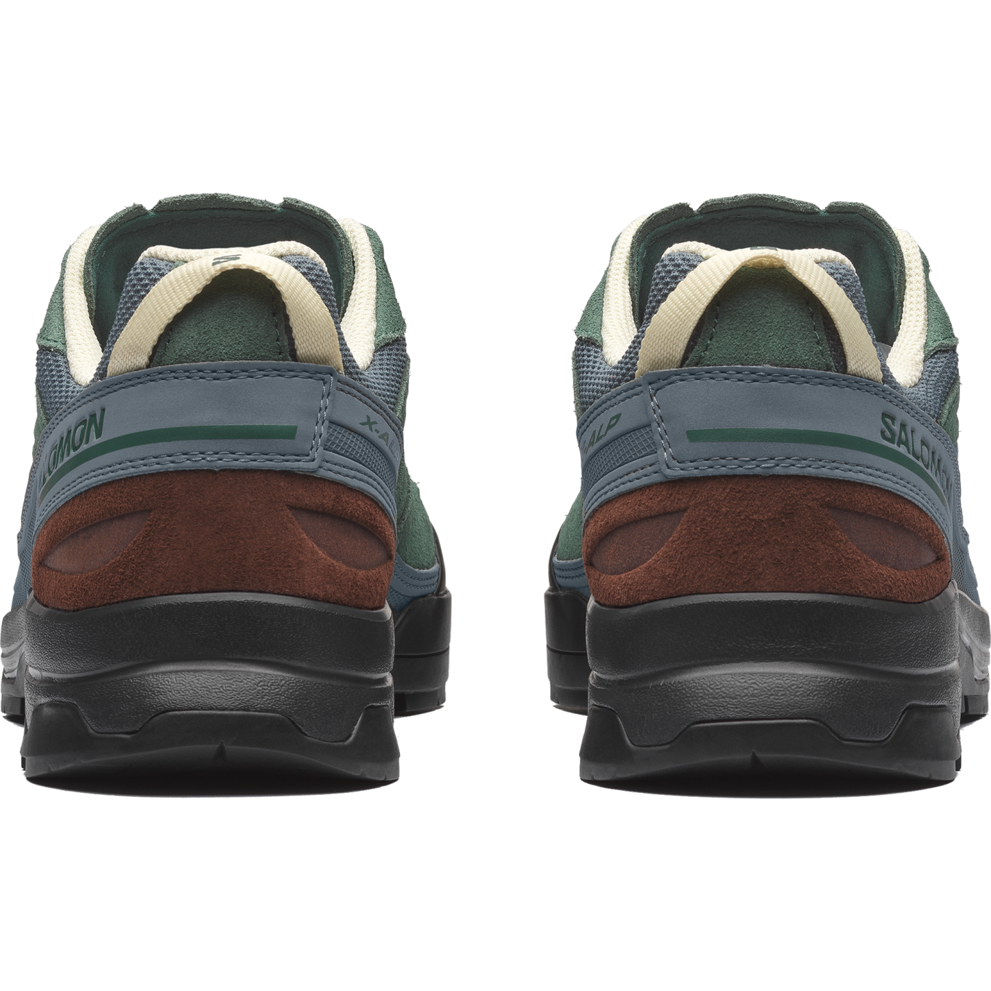 Salomon X-ALP LEATHER - Bistro Green / Stormy Weather / Black - View 4