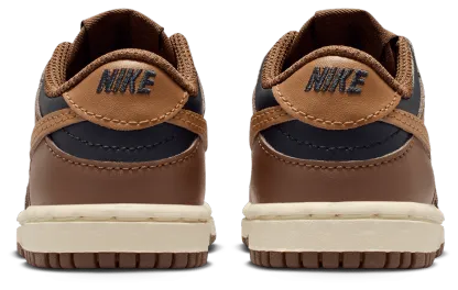 Nike Dunk Low 童款 - Brown/Black - Image 3