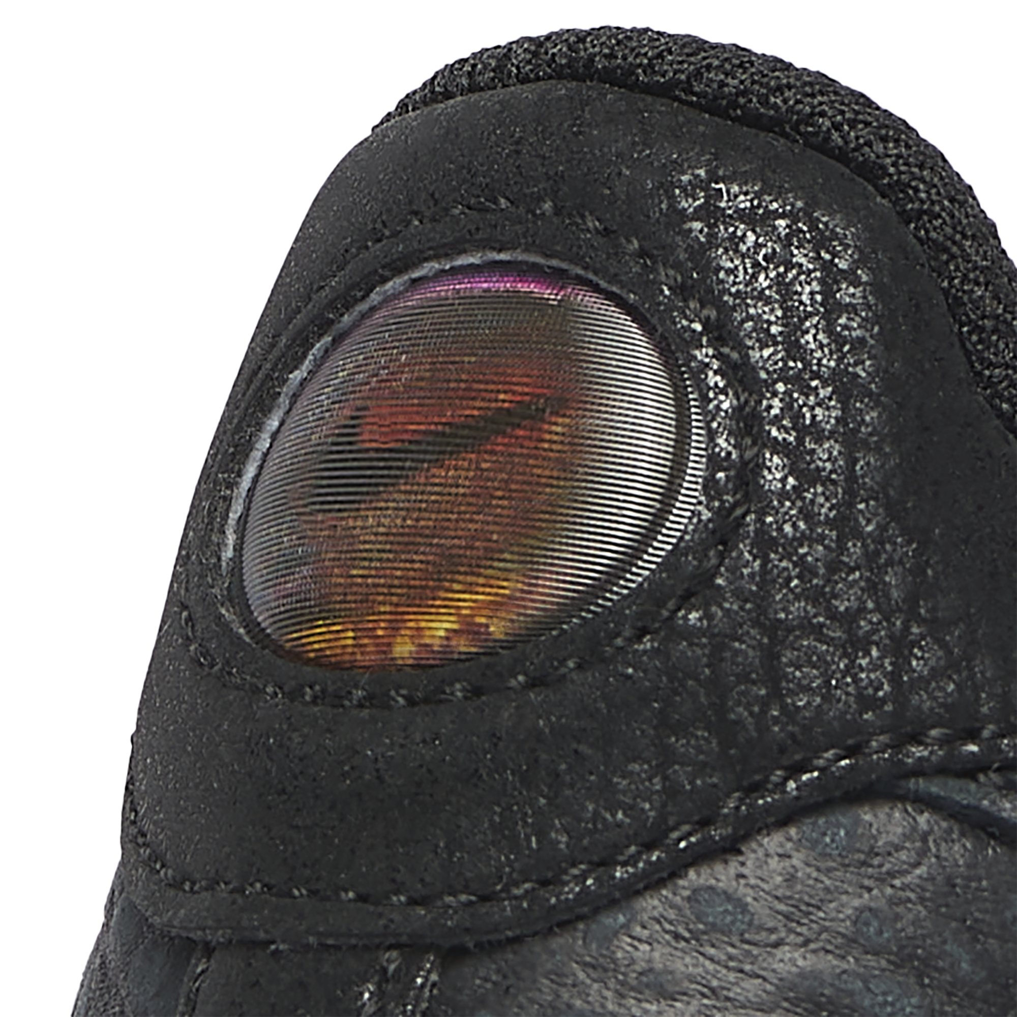 Nike Air Force 1 Low 童款 - Black/Grey/Red - Image 7