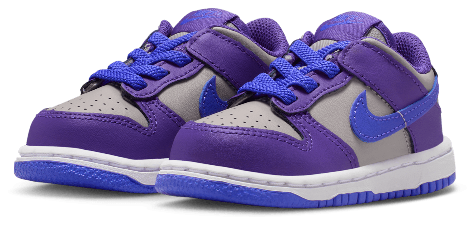 Nike Dunk Low 童款 - College Grey/Persian Violet/Wild Grape - Image 6