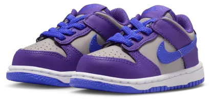 Nike Dunk Low 童款 - College Grey/Persian Violet/Wild Grape - Image 6