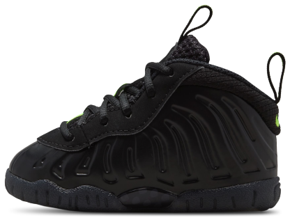 Nike Little Posite Pro 童款 - Voltage Yellow/Black - Image 2