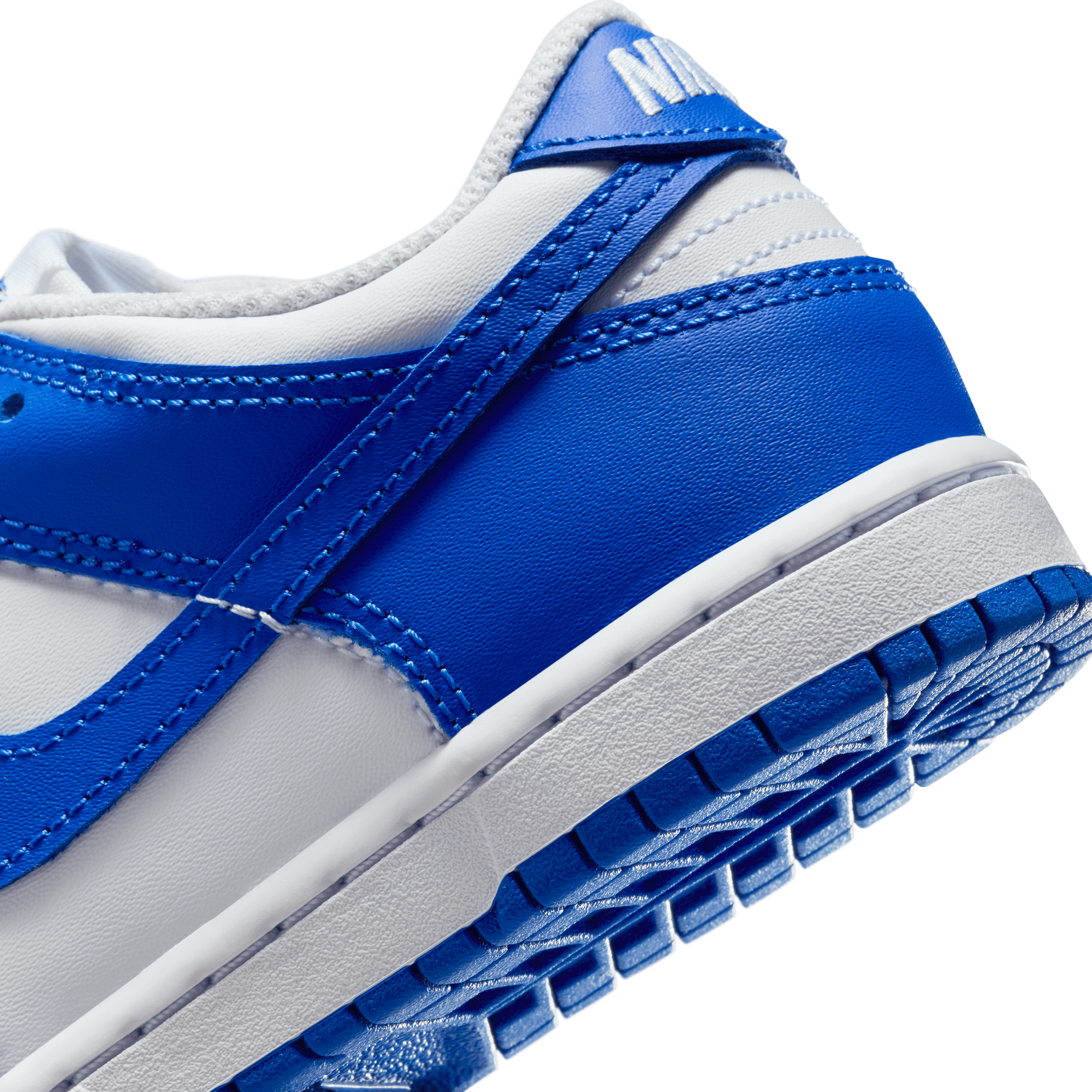 Nike Dunk Low 童款 - White/Hyper Blue - Image 8